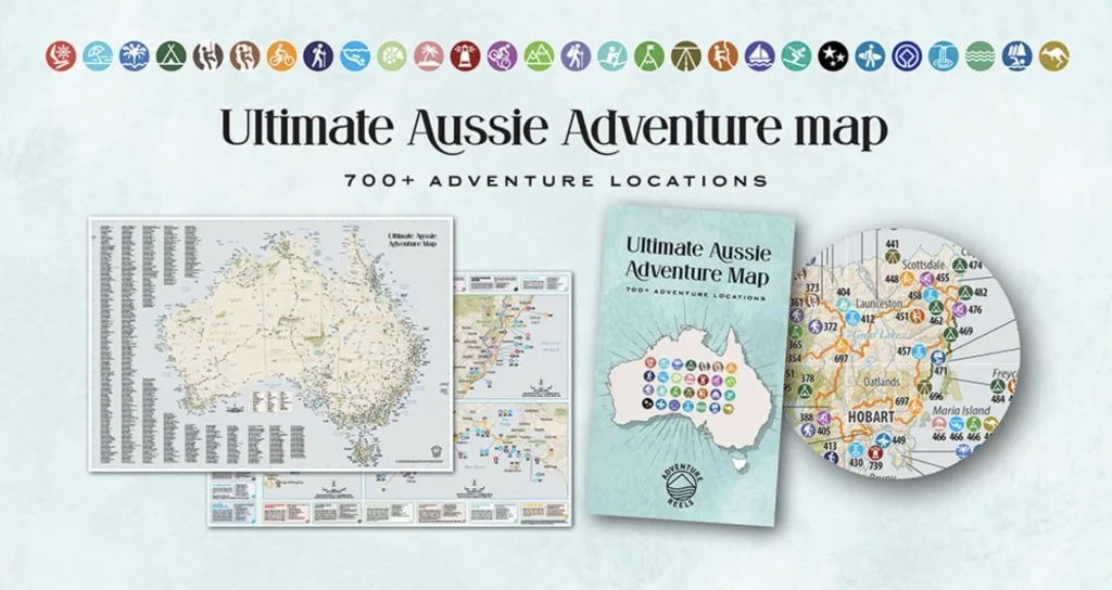 The Ultimate Aussie Adventure Map- Get Yours Today!